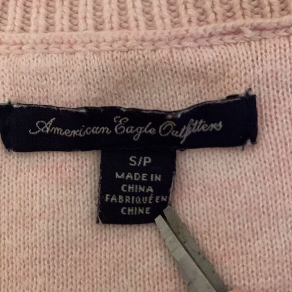 AMERICAN EAGLE Outfitters Pink Womens Sweater . Size SP - Picture 3 of 11